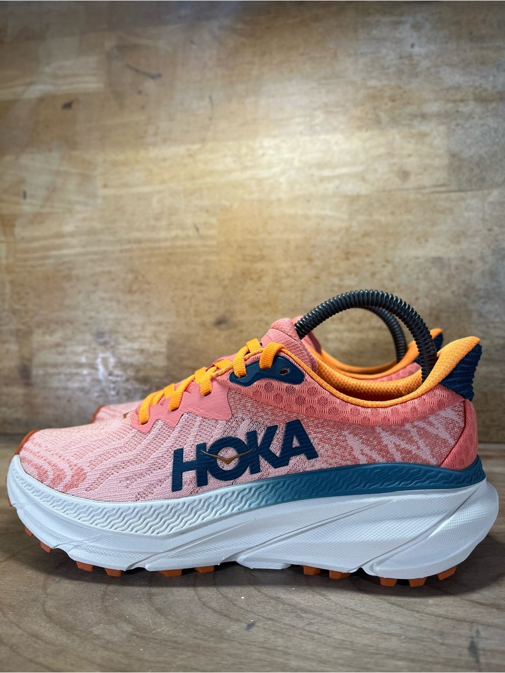 NEW Hoka One One Challenger ATR 7 Womens Sz 6.5 Trail Running Shoes Pink Orange - Picture 4 of 10